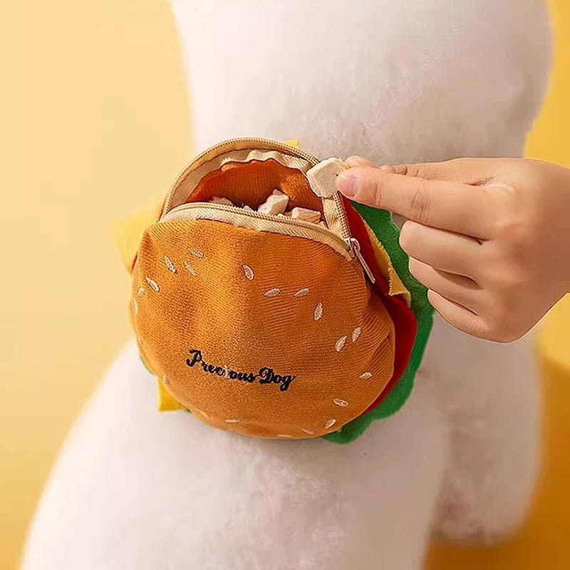 Hamburger Bag Dog Harness Set