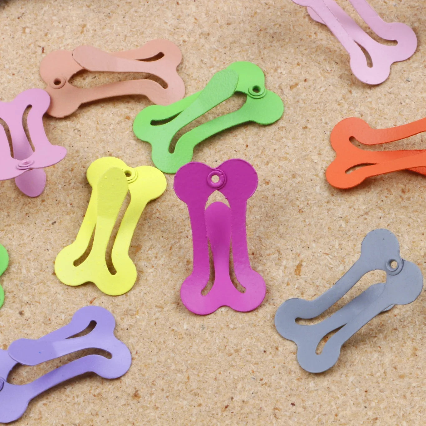 Colorful Bone Shape Hairpin For Pets