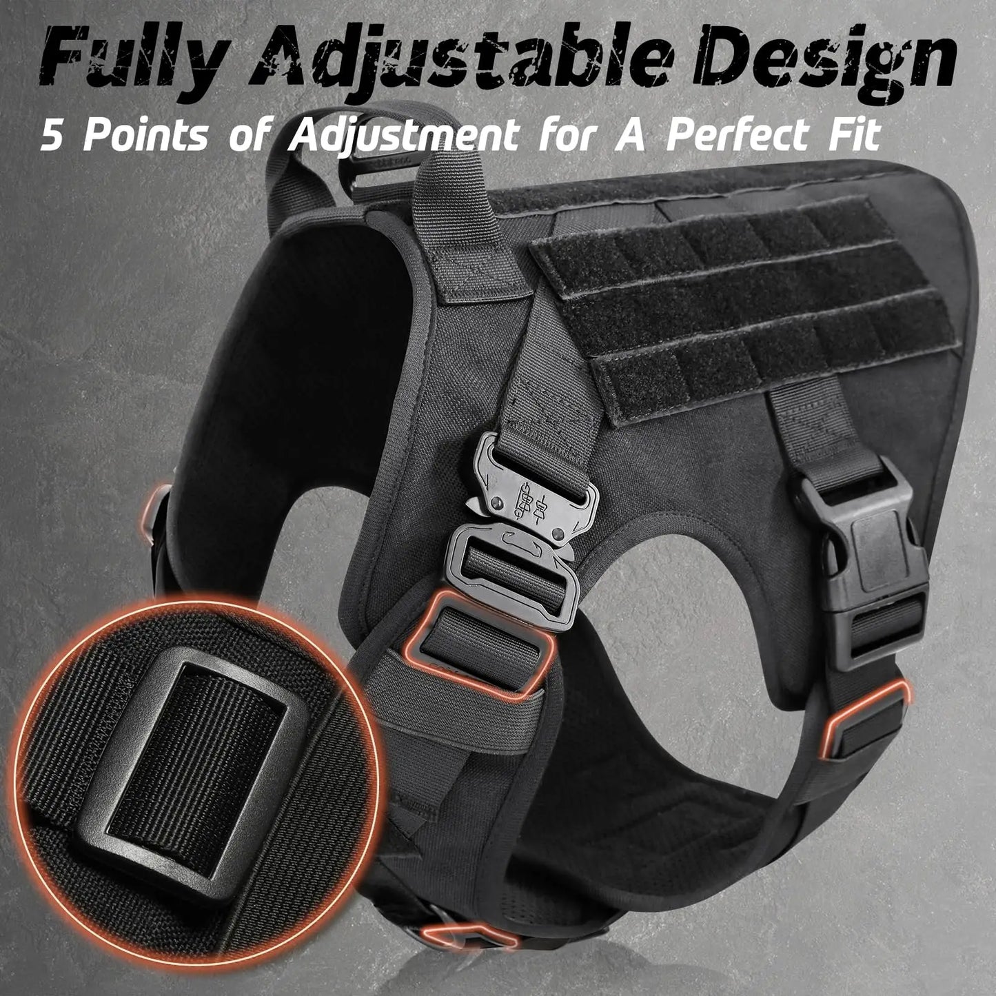 Military Large Dog Harness