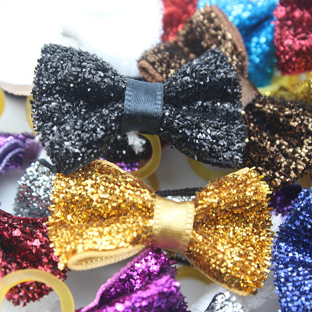 Set Cute Yorkie Pet Bows