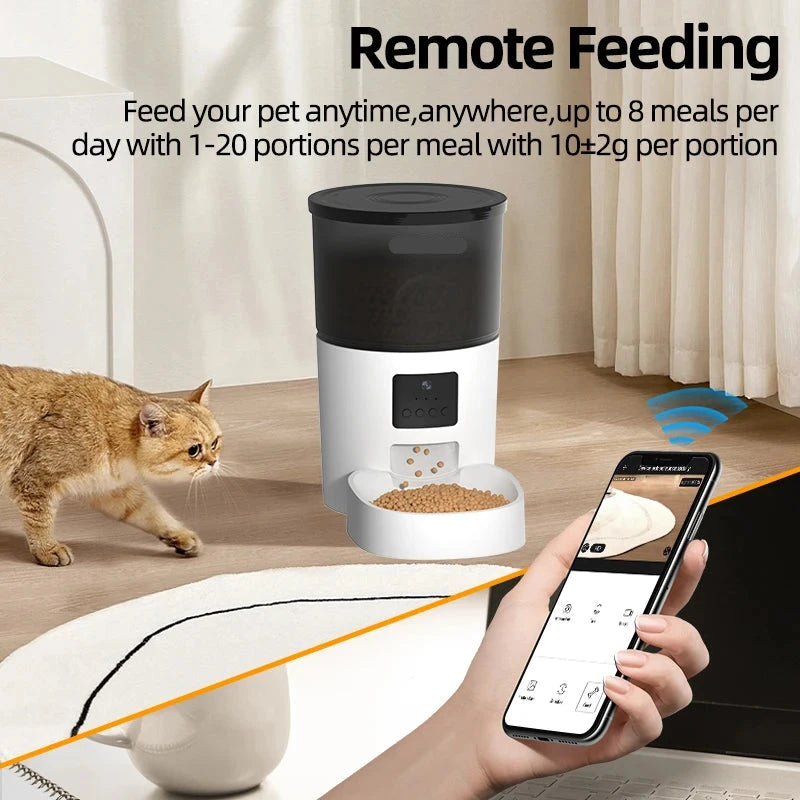 Automatic Cat Feeder With Camera Video