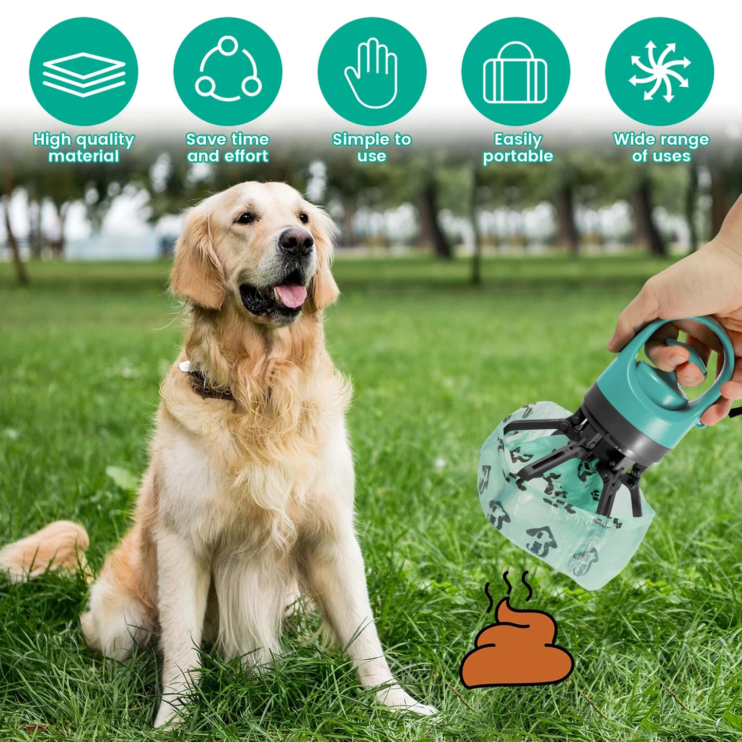 Pet Toilet Portable Outdoor Garbage Bag