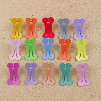 Colorful Bone Shape Hairpin For Pets