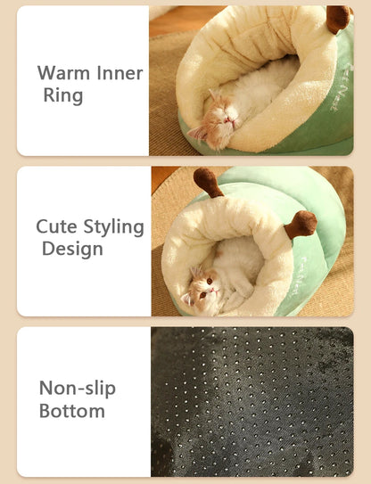 Winter Warm Pet Cat Bed