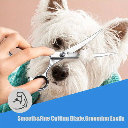 Premium Pet Grooming Scissors Set