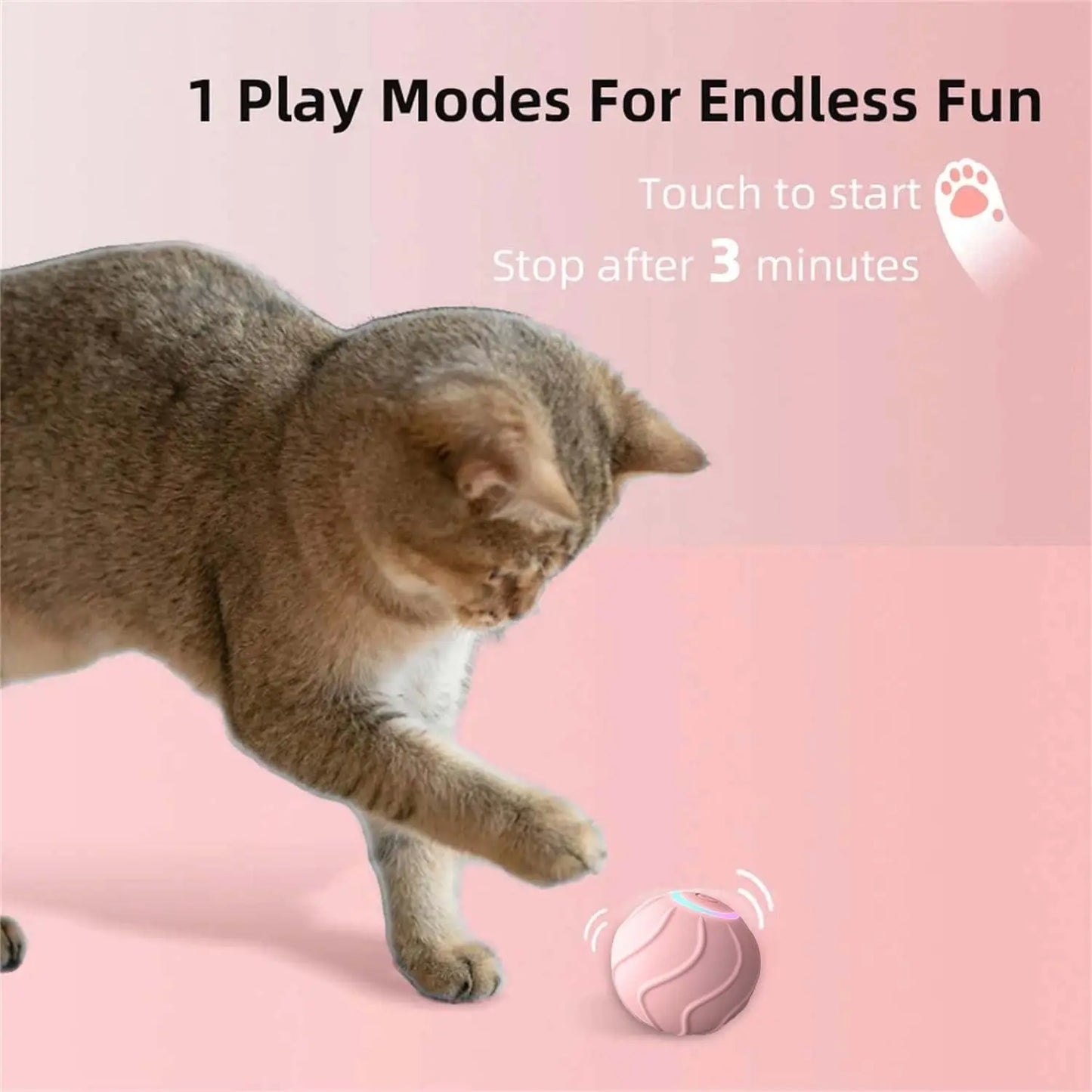 Smart Jumping Ball Interactive Cat Toy