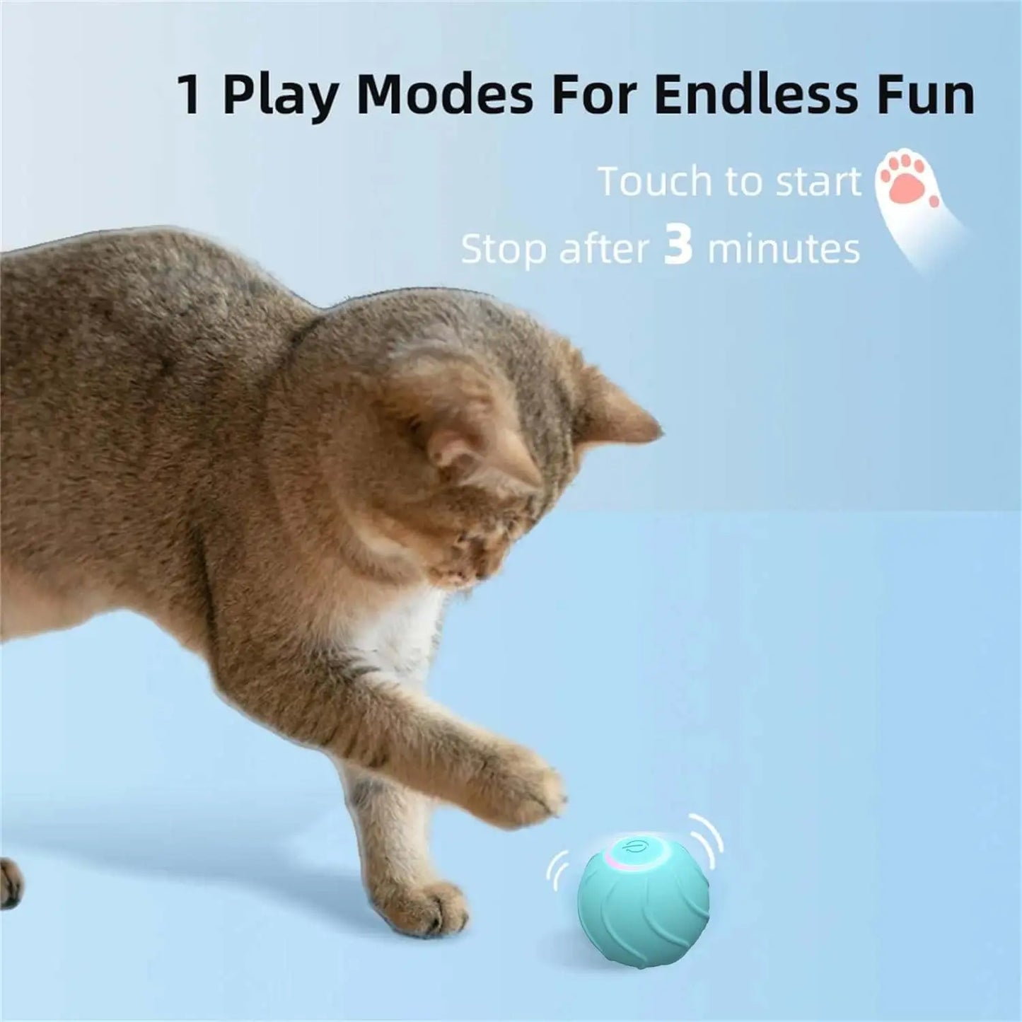 Smart Jumping Ball Interactive Cat Toy